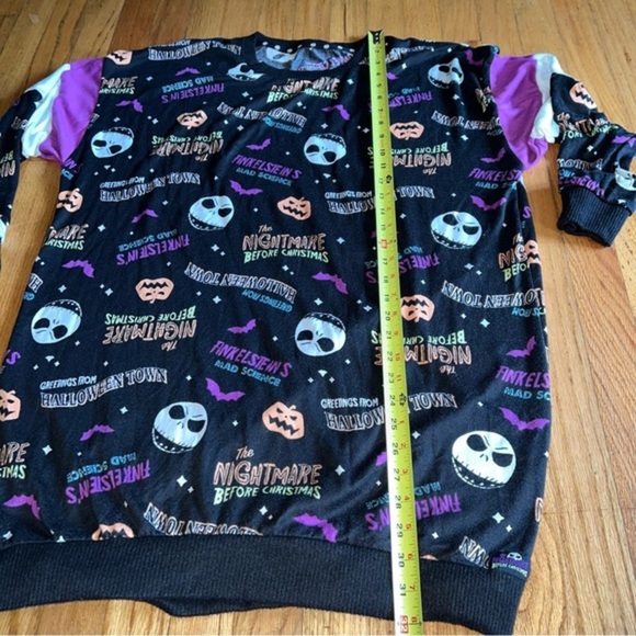 Disney's Nightmare Before Christmas Crew Sleepshirt(but can be worn as sweater) - Picture 2 of 6